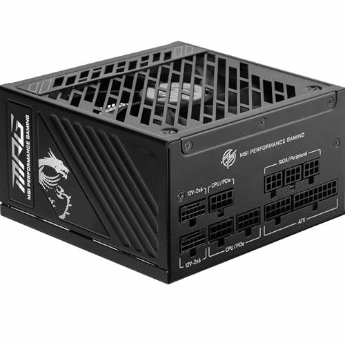 MSI MPG A1250GS PCIE5 PC電源ユニット 1250W ATX3.1/PCIe 5.1対応 80PLUS GOLD認証 フルモジュラー 静音 日本メーカーコンデンサ PS1543@ 13bda7dc