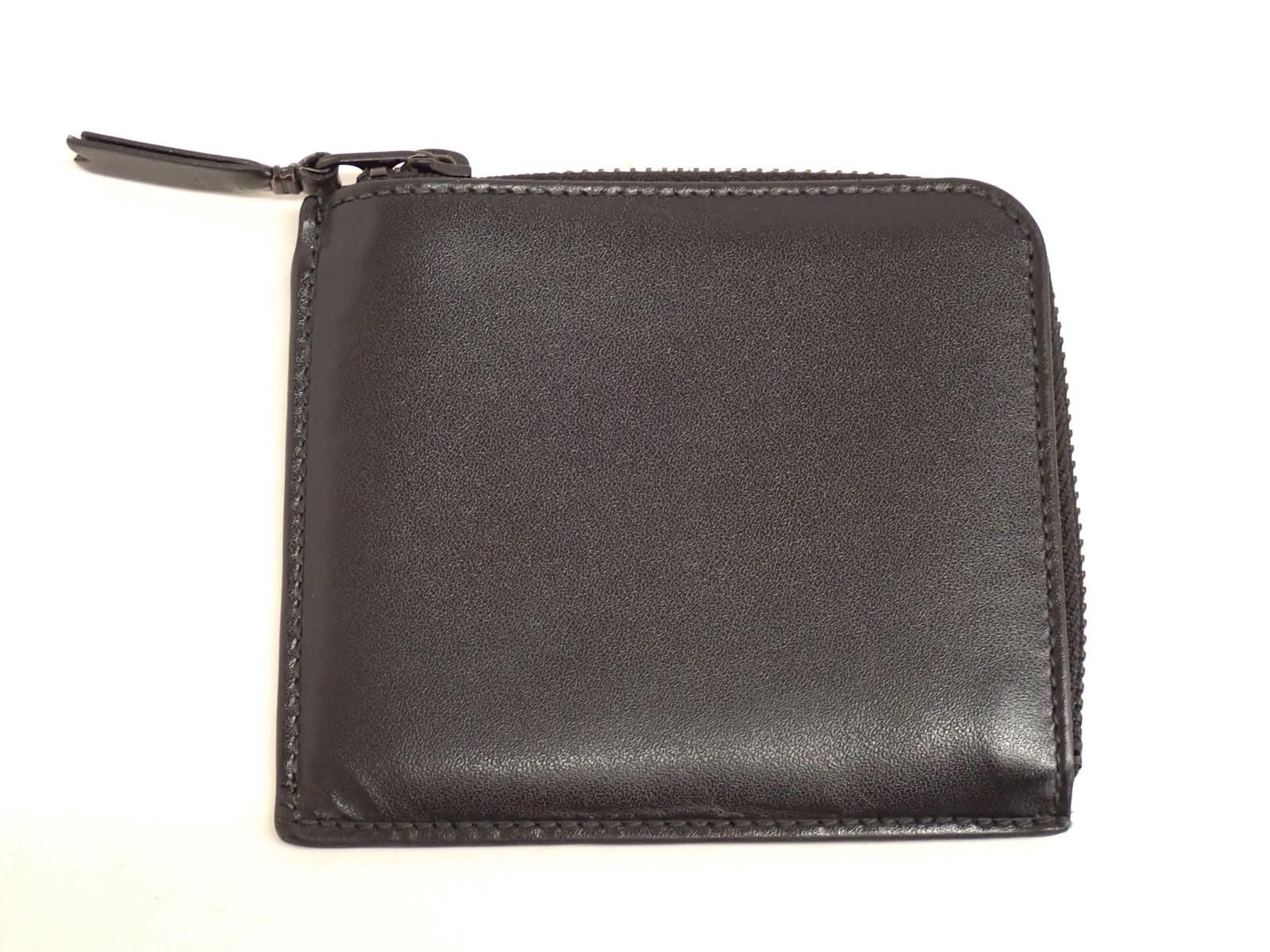 ★6942☆COMME des GARCONS コムデギャルソン ミニ財布 コインケース カードケース 小銭入れ L字ファスナー SA3100VB