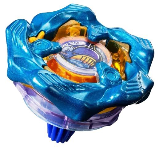 BEYBLADE X ベイブレードX 【単品】ホエールウェーブ1-80GF(メタルコート:ブルー)のみ(簡易包装) アビスホエール ※ベイコード、雑誌、その他は付属しません