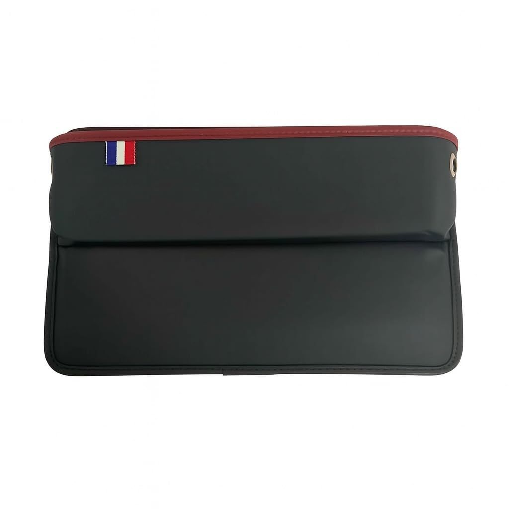 Lovep.c(ラブピーシー) 車用収納ポケット 収納ポケット シートサイド 収納ケース ホルダー 小物入れ 隙間収納 車載用 大容量 車内 整理 整頓 簡単取付 汎用 ２個 ブラック×レッド(沖縄・離島の方発送不可）) 07595f90