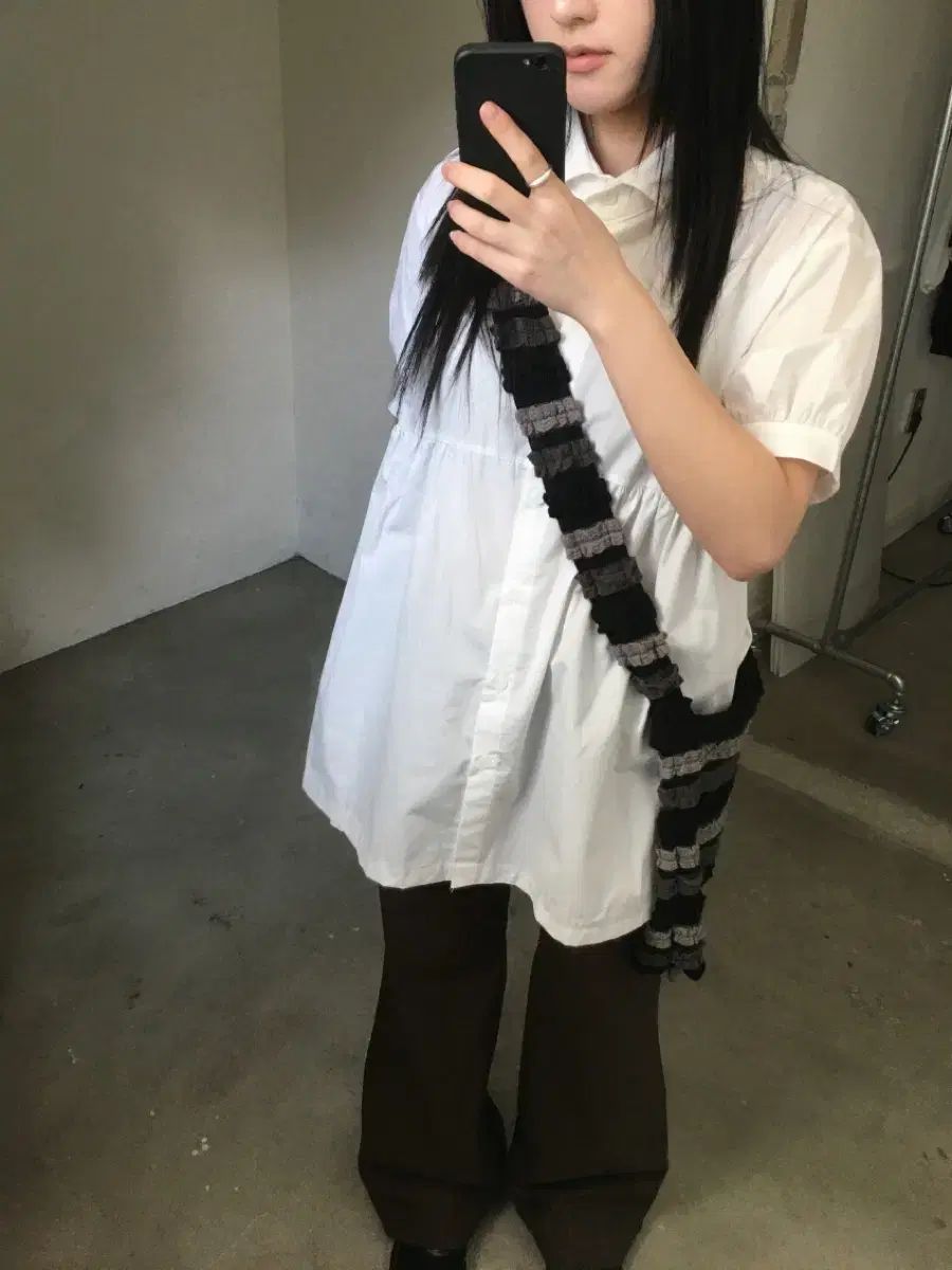 (新品) アワーフレ ポリハーフ シャツ