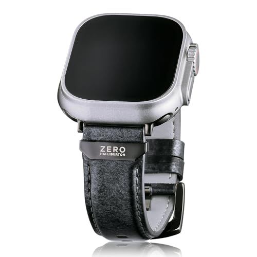 [ゼロハリバートン] Apple Watch バンド 49mm 46mm 45mm 44mm 対応 本革 レザー アップル ウォッチ 交換用 ベルト UNiCASEkk 244641b9