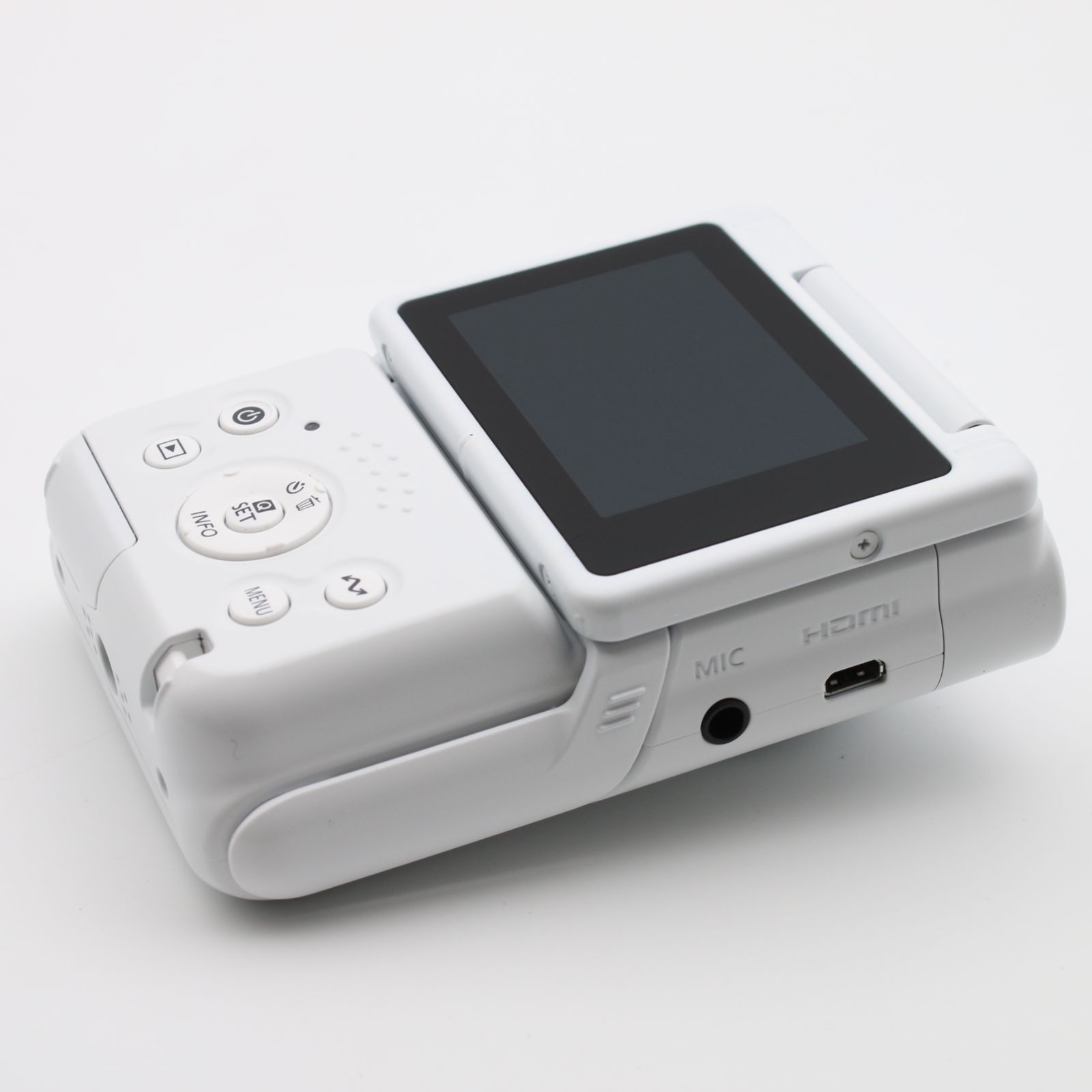 極上品】 Canon PowerShot V10 ホワイト PSV10WH Vlogカメラ 
