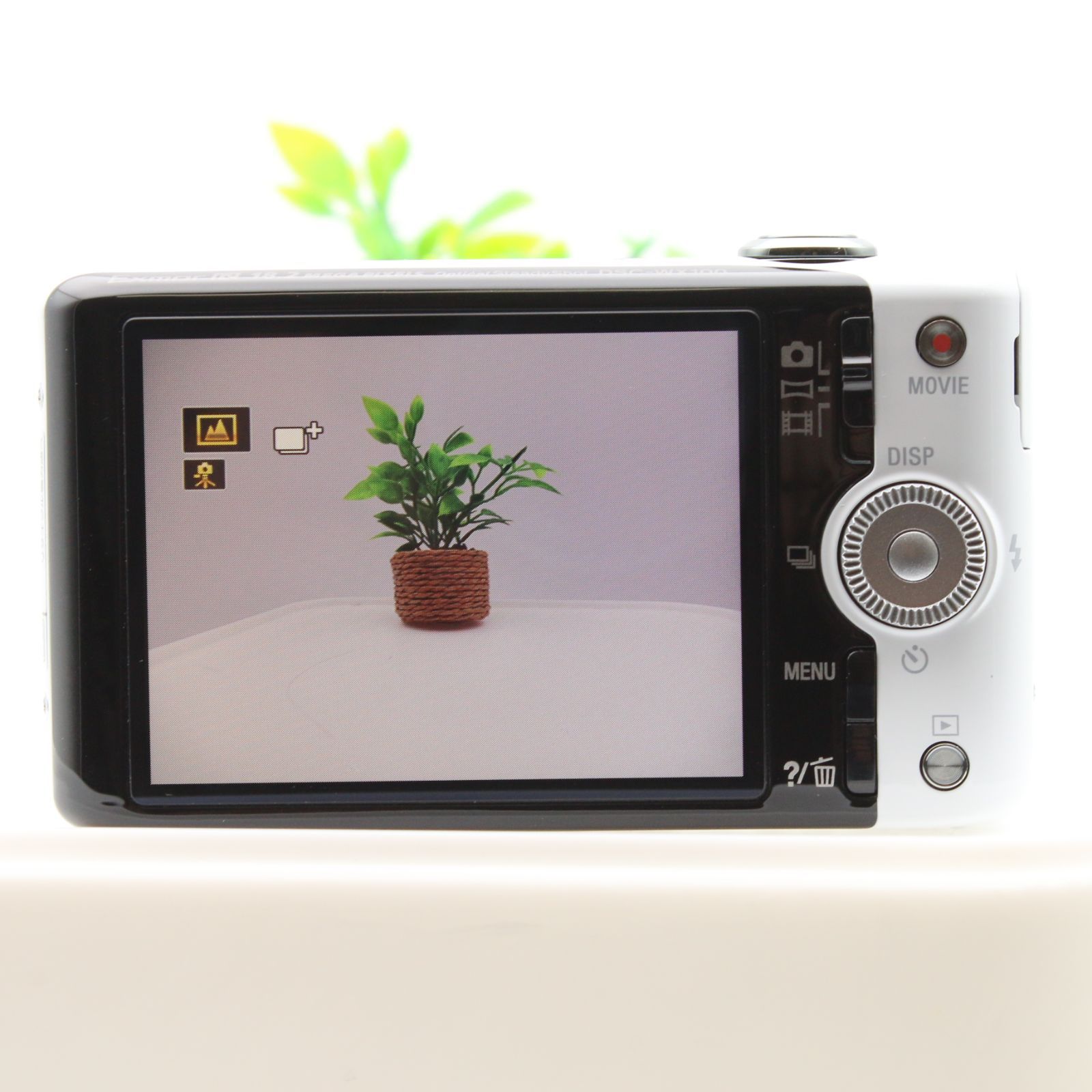 極上品】 SONY Cyber-Shot DSC-WX100 ホワイト 1820万画素 光学10倍