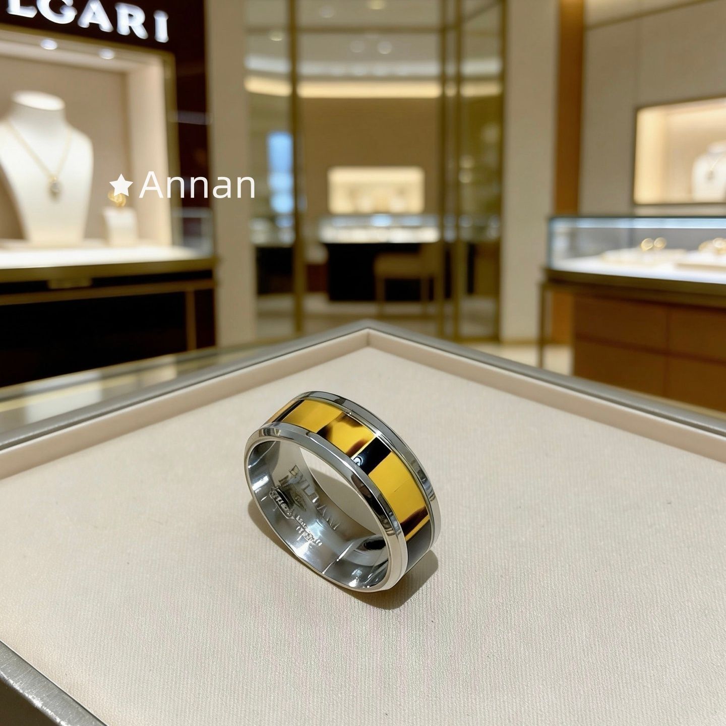 状態良 新品 BVLGARI ブルガリ リング 指輪 メンズ 結婚式 卒業式 清楚 イベント 入学式