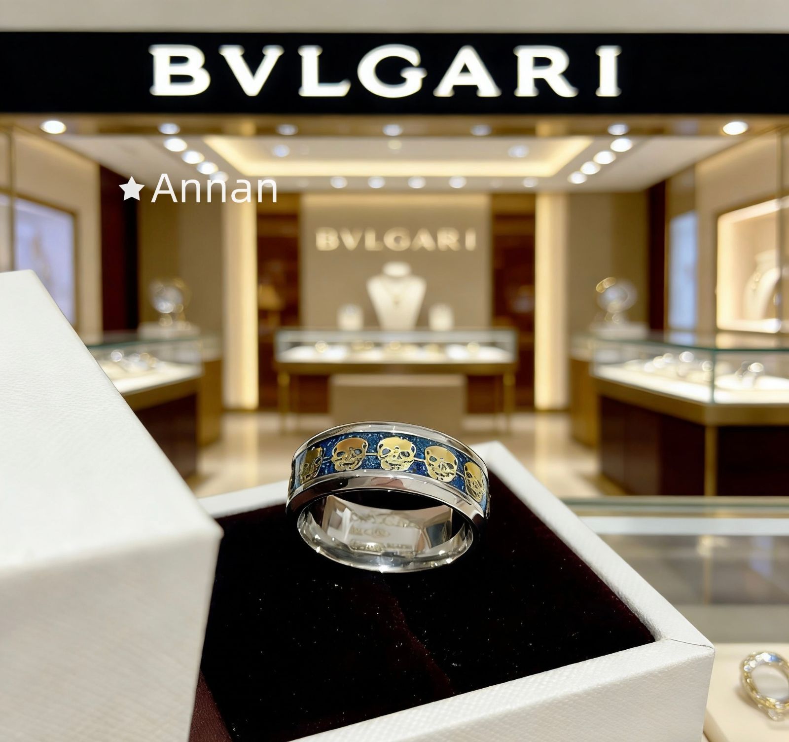 状態良 新品！新品 BVLGARI ブルガリ リング 指輪 メンズ 結婚式 卒業式 清楚 イベント 入学式