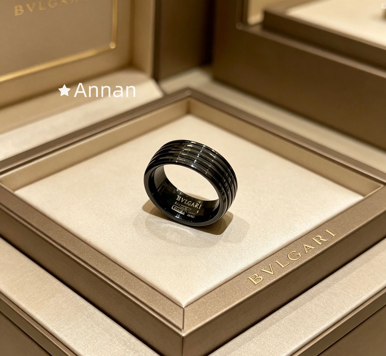 超美品 限定品新品 BVLGARI ブルガリ リング 指輪 メンズ 結婚式 卒業 