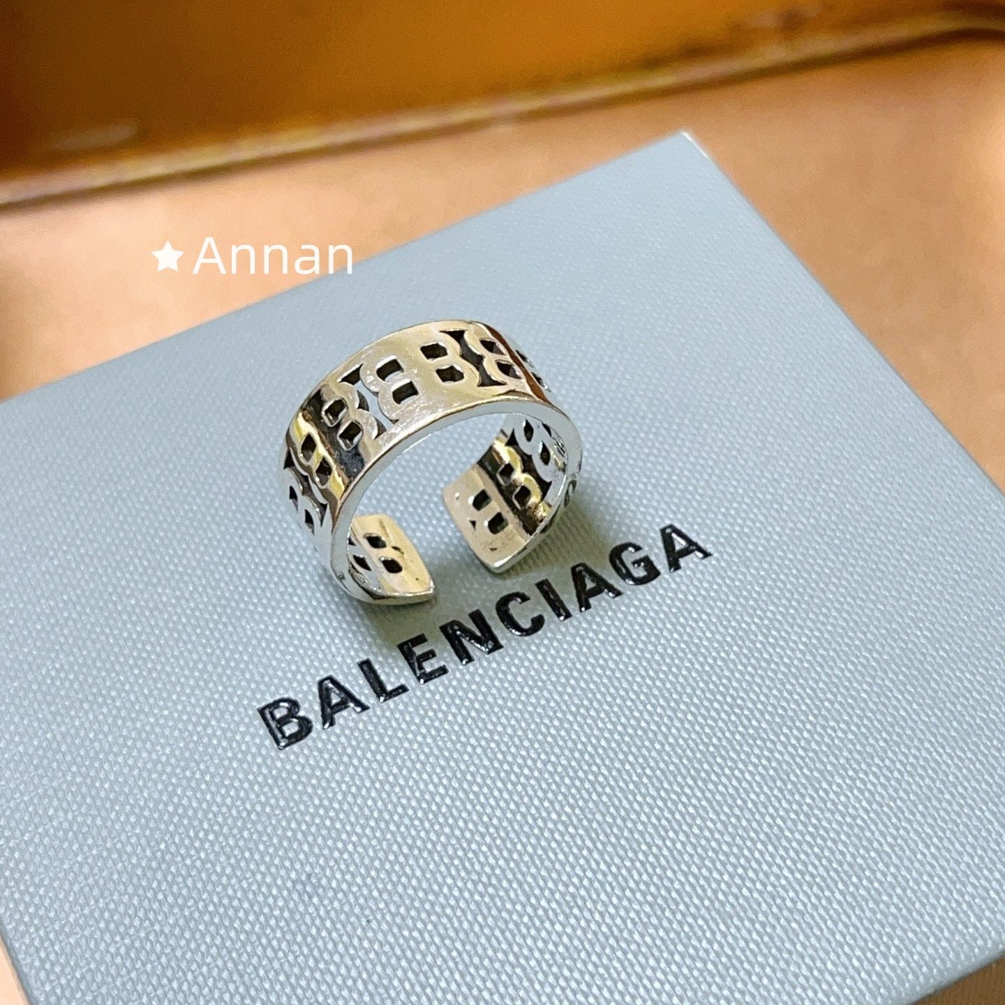 限界価格 新型新品 BALENCIAGA バレンシアガ リング 指輪 メンズ 結婚式 卒業式 清楚 イベント 入学式