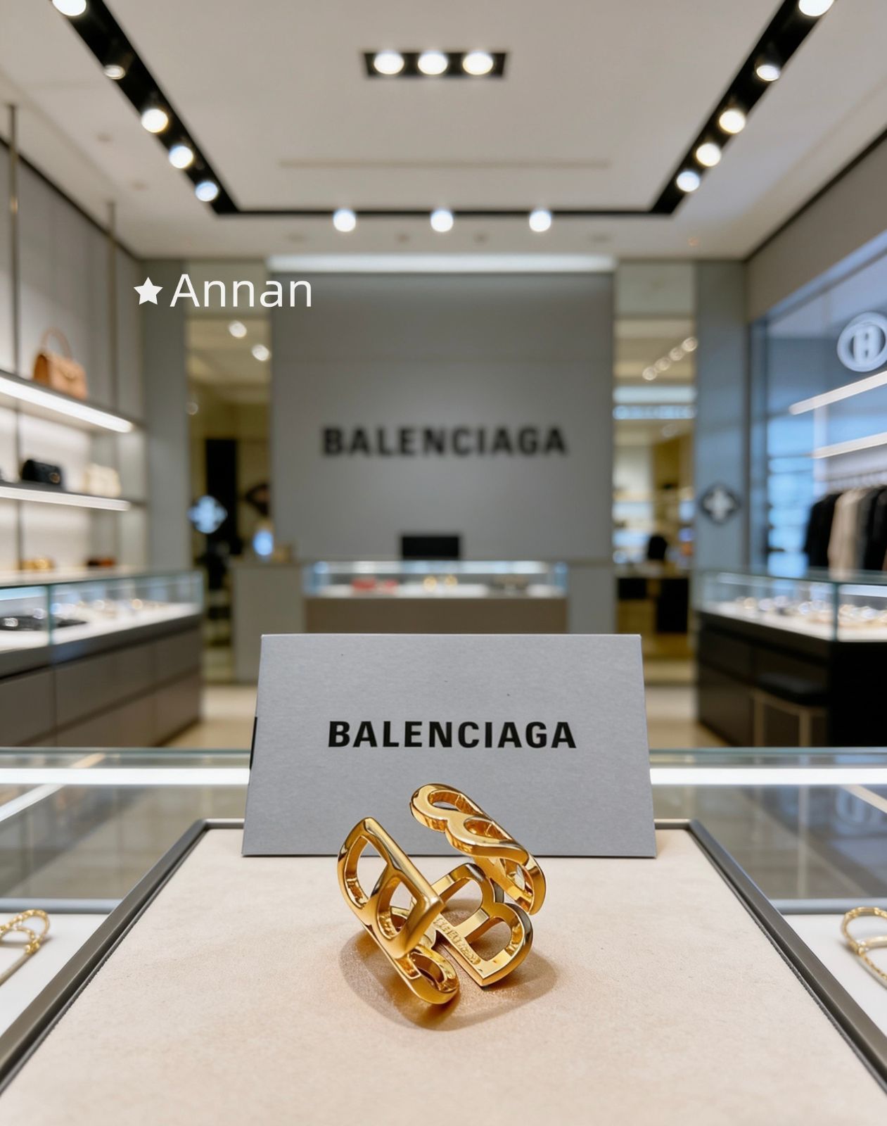 限界価格美品 新品 BALENCIAGA バレンシアガ リング 指輪 メンズ 結婚式 卒業式 清楚 イベント 入学式