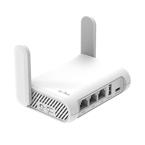 GL.iNet GL-SFT1200 (Opal) トラベル VPN ルーター ワイヤレス セキュリティ ギガビット 無線LAN AC1200 300Mbps (2.4GHz) + 867Mbps (5GHz) Wi-Fi Gigaポート ポ 64776101