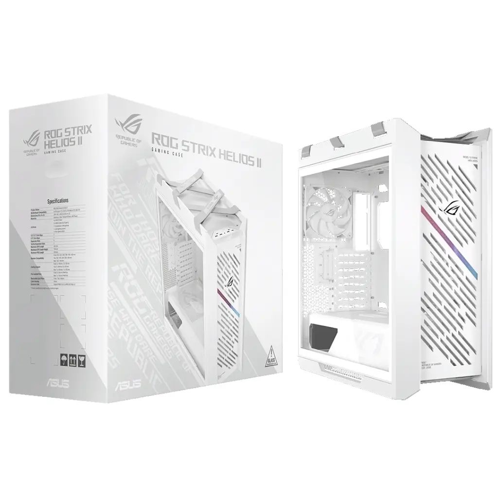 【中古】PCハード 【当店14日返金保証】 ROG STRIX HELIOS II GX601S WHITE (箱難アウトレット品)