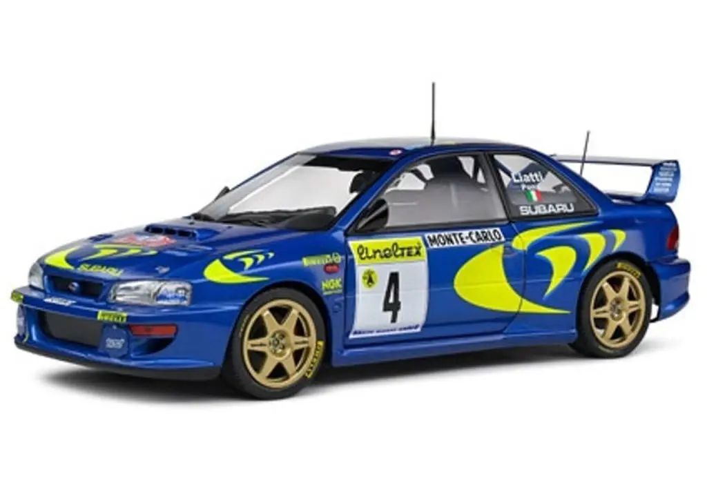 【新品】ミニカー 1/18 SUBARU インプレッサ 22B モンテカルロラリー 1997 #4 [S1807405]