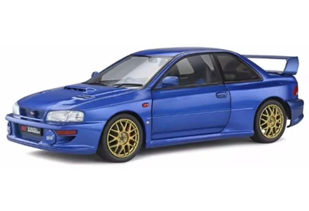【新品】ミニカー 1/18 SUBARU インプレッサ 22B 1998(ブルー) [S1807401]