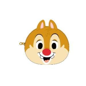 【新品・5営業日で発送】丸眞 ディズニー チップ＆デール スイートベージュ フェイスポケットポーチ 小物入れ ポシェット (2065034900)【入数:3】