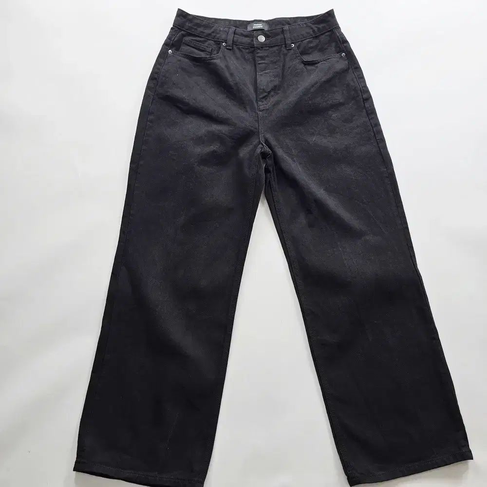 MUSINSA ムシンサ デニム ズボン ブラックデニム ワイド サイズ30 R5466