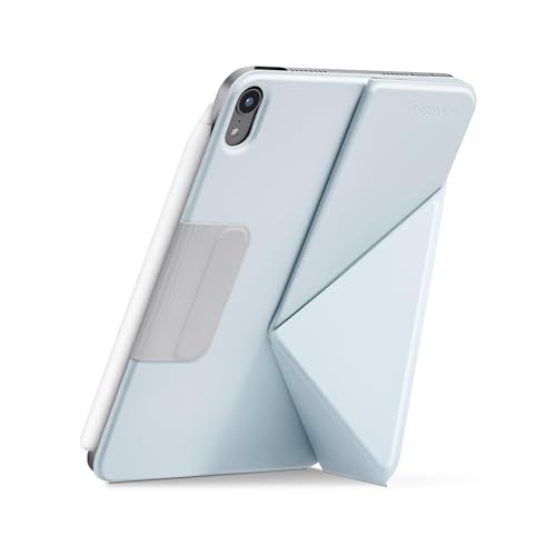 ☆新品☆PITAKA iPad mini7 ケース(A17 Pro, 2024, 第7世代) iPad mini6 ケース (2021, 第6世代) 8.3インチ 横置＆縦置 タブレットスタンド 磁気吸着 超スリム 軽量 極薄 衝撃保護 折り caf92e4d