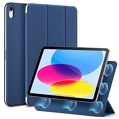 ☆新品☆ESR iPad 11世代 ケース A16 (11インチ、2025モデル) iPad 第10世代 (10.9インチ、2022モデル)専用 強力マグネット吸着式 スリムな三つ折りスタンドケース 自動ウェイク/スリープ耐 久性保護 軽量 e82d6538