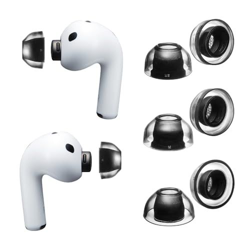 【AirPods Pro 3専用設計イヤーピース】AZLA SednaEarfit XELASTEC II for AirPods Pro 3 [MS/M/MLサイズ各1ペア] 体温で変形するプレミアムTPE素材 一体型アダプター設計 テーパ 06f4c807