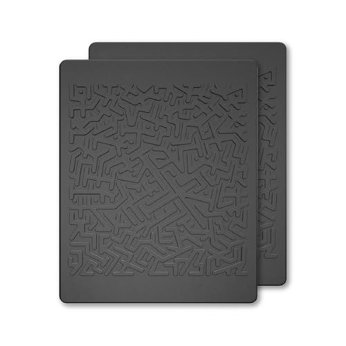 JIMISHA 2枚セット 超強力滑り止めマット 中くらい（16?×13?） 車載滑り止めシート スマホをしっかり固定 滑らないノンスリップパッド 滑り止めパッド すべり止めシート ノンスリップマット(沖縄・離島の方発送不可）) 8874af82