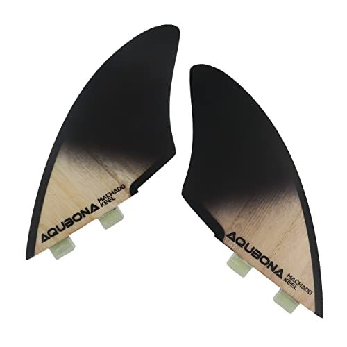 Keel Fin ボードフィン サーフィン 2フィン 2枚セット surfboard fins Single Twin Tab ブラック ブルー グレー スクリューma 05ac8b3d