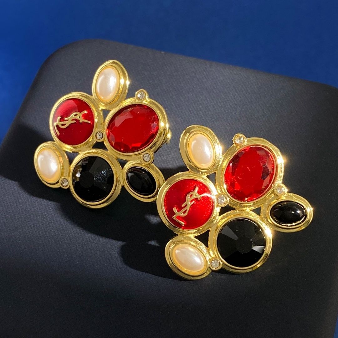 激レア 本日特価 新品 YSL YVES SAINT LAURENT イヴサンローラン ピアス レディース 結婚式 卒業式 清楚 イベント 入学式