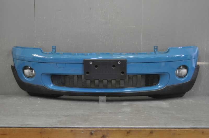 フロントバンパー Fバンパー フォグランプ付 A74 水 オキシゲンブルー (MF16) MINI ミニクーパー R56 右H 前期 146149-10 s024174H