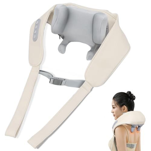ネックケア 首 リラクゼーション器 コードレス 温熱機能 首/肩/腰/背中/太もも/足 リラックス 強度調整 USB充電式 静音 軽量 長さ調節可能 簡単操作 男女兼用 コンパクト 家庭用 職場用 誕生日プレゼント 家庭用 職場用 父の日 母の日 記念送料無料