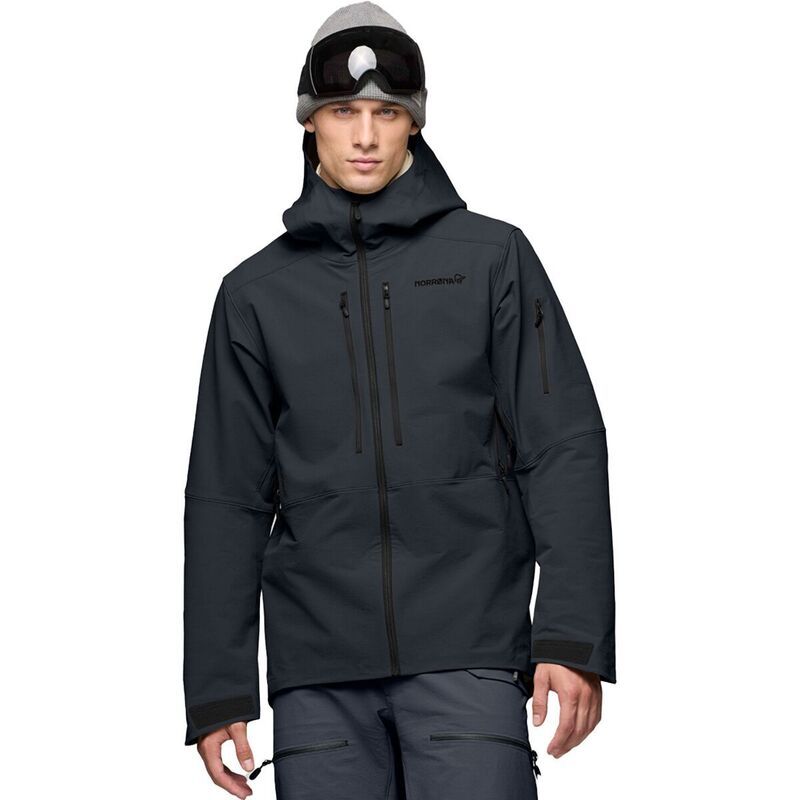 ノローナ メンズ アウター ジャケット・ブルゾン ジャケット Norrona Lofoten Flex1 Jacket Mens Caviar Black ブラック