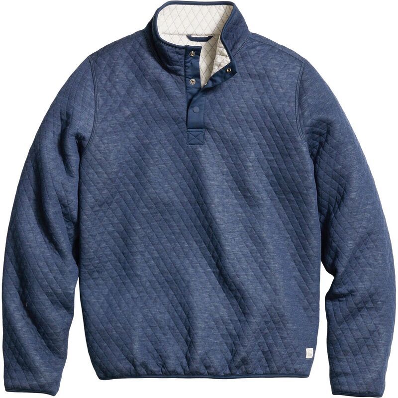 マリーン レイヤー メンズ アウター ニット・セーター Marine Layer Reversible Corbet Pullover Mens NavyOat ネイビー