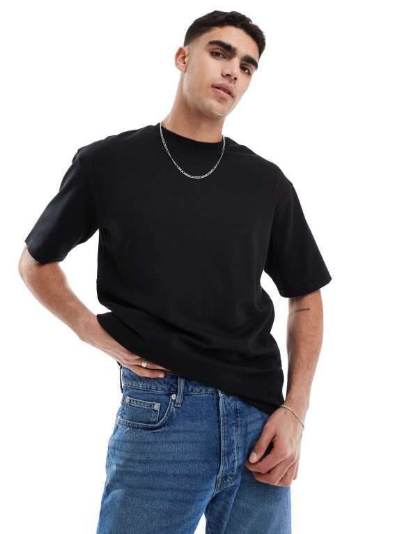 オンリーアンドサンズ メンズ トップス Tシャツ リラックスフィット シャツ ONLY SONS relaxed fit soft touch tshirt Black ブラック
