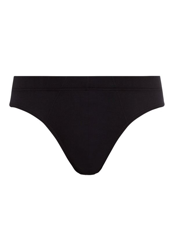 ハンロ メンズ アンダーウェア ブリーフパンツ コットン Hanro Sea Island Cotton Brief Black ブラック