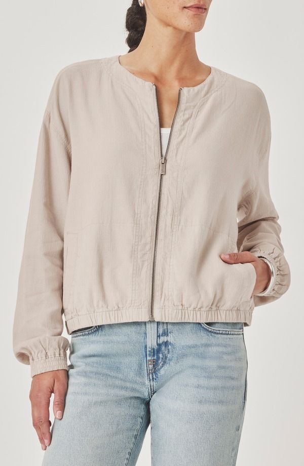 スプレンディット レディース アウター ジャケット・ブルゾン Splendid Clea Bomber Jacket Fawn Beige ベージュ