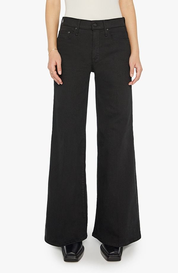 マザー レディース ボトムス デニムパンツ ワイドレッグ ハイウエスト ジーンズ MOTHER Lil Twister Sneak High Waist Flared Wide Leg Jeans Pitch