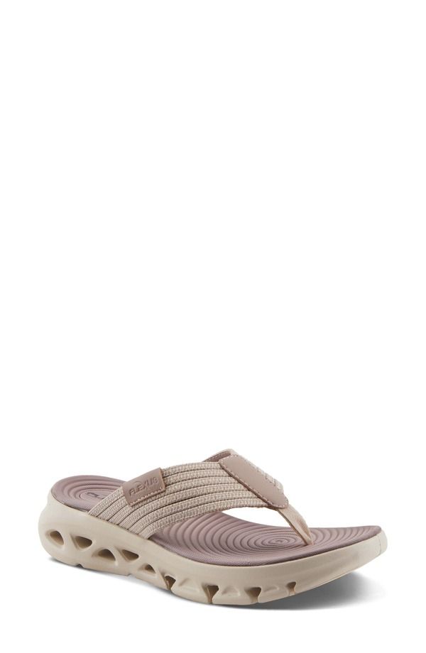 フレクサス レディース シューズ サンダル プラットフォーム Flexus by Spring Step Galla Platform Wedge Flip Flop Mauve