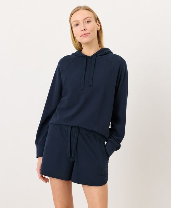 パクト レディース アウター パーカー・スウェット ニット Pact CloudKnit Hoodie Navy Blue ネイビー