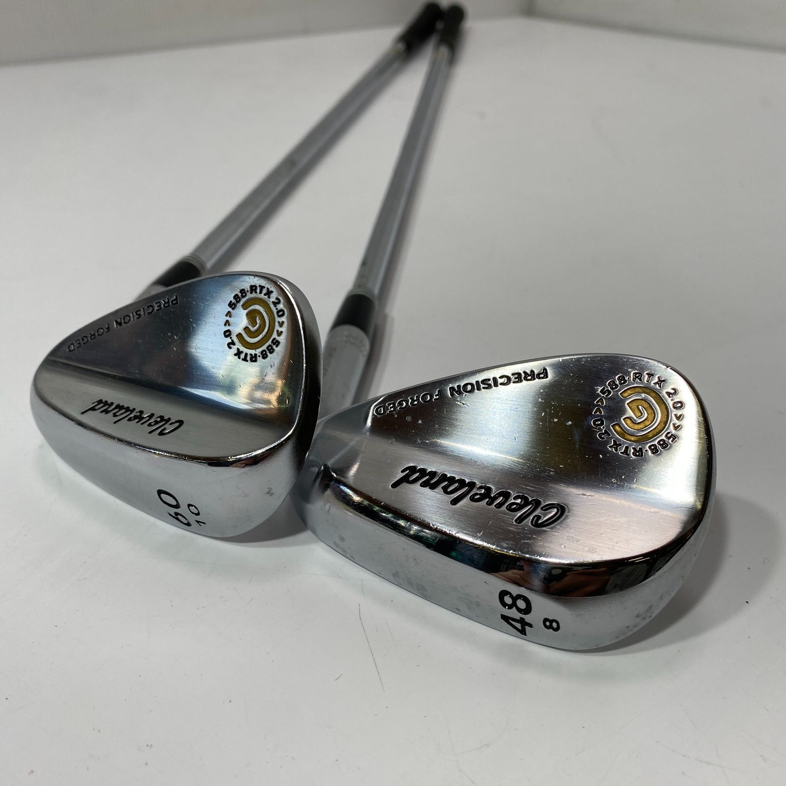 Cleveland 588 RTX 2.0 PRECISION FORGED 48° / 60° 男性右利き 純正スチール Dynamic gold S200 BBL0228・大2811