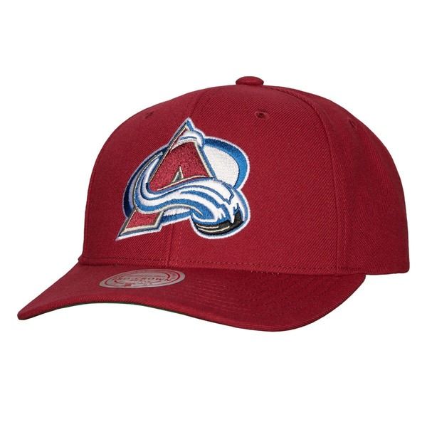 ミッチェルネス メンズ アクセサリー 帽子 Mens Mitchell Ness Burgundy Colorado Avalanche Team Ground Pro Adjustable Hat Burgundy バーガンディ