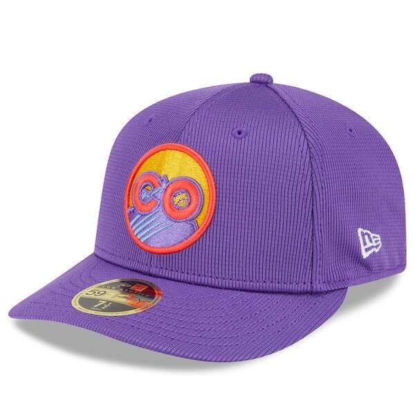 ニューエラ メンズ アクセサリー 帽子 Mens New Era Purple Colorado Rockies 2025 City Connect Batting Practice Low Profile 59FIFTY Fitted Hat Purple
