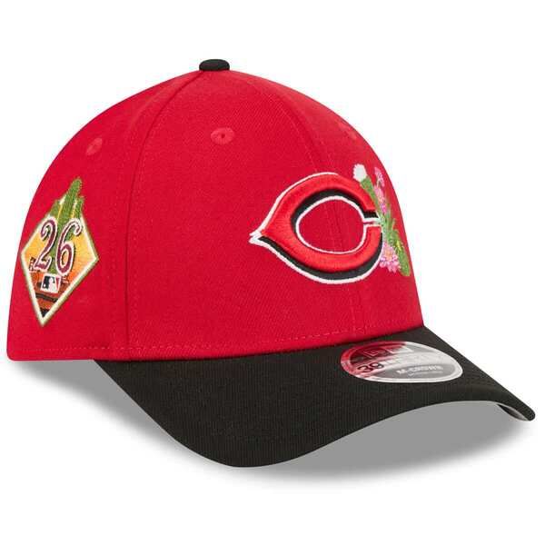 ニューエラ メンズ アクセサリー 帽子 Mens New Era RedBlack Cincinnati Reds 2026 Spring Training MCrown 39THIRTY Flex Hat Red レッド