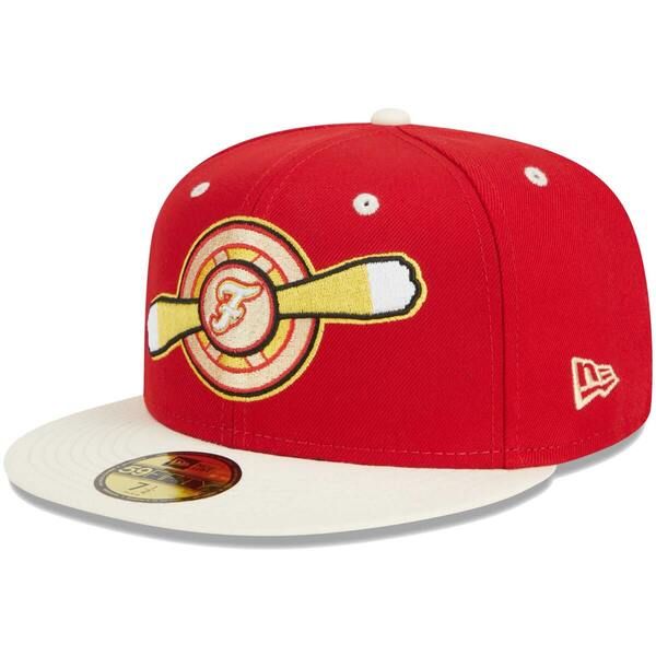 ニューエラ メンズ アクセサリー 帽子 Mens New Era Red WinstonSalem Dash Theme Nights Flight 59FIFTY Fitted Hat Red レッド