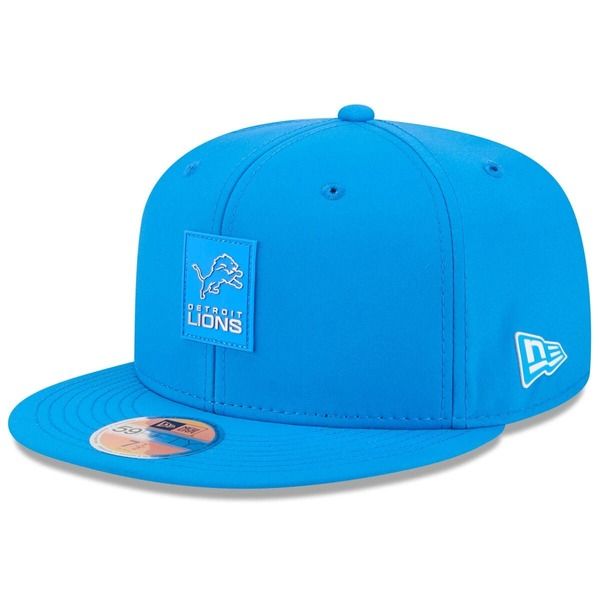 ニューエラ メンズ アクセサリー 帽子 Mens New Era Blue Detroit Lions 2025 Sideline 59FIFTY Fitted Hat Blue ブルー