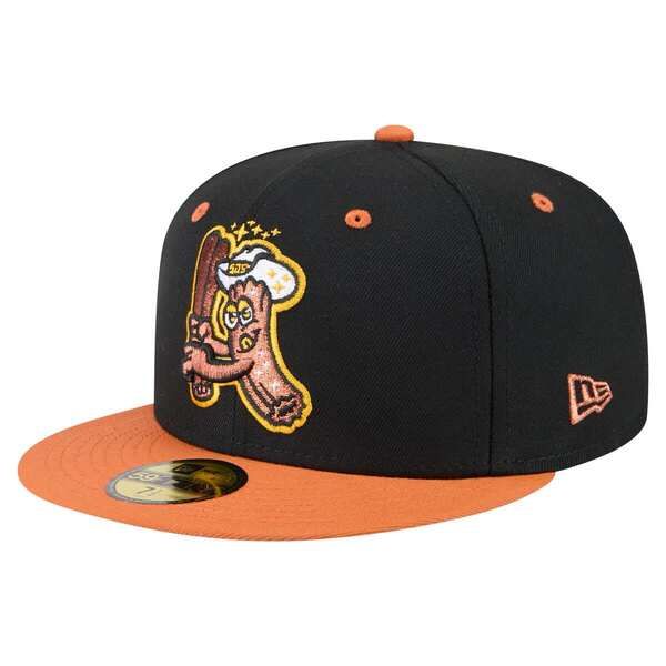 ニューエラ メンズ アクセサリー 帽子 Mens New Era BlackOrange San Jose Giants Copa de la Diversin 59FIFTY Fitted Hat Black ブラック