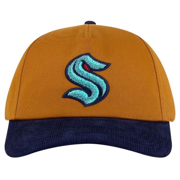 アメリカンニードル メンズ アクセサリー 帽子 Mens Americaneedle TanDeep Sea Blue Seattle Kraken Burnett Adjustable Hatan タン
