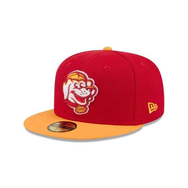 ニューエラ メンズ アクセサリー 帽子 MensNew Era Red Bowlingreen Hot Rods Theme Nights 59FIFTY Fitted Hat Red レッド