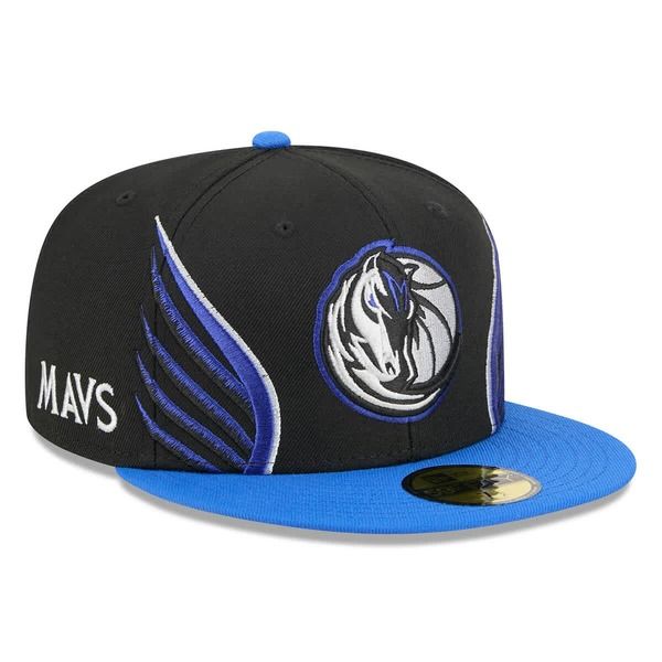 ニューエラ メンズ アクセサリー 帽子 Mens New Era Black Dallas Mavericks 202526 City Edition Alternate 59FIFTY Fitted Hat Black ブラック