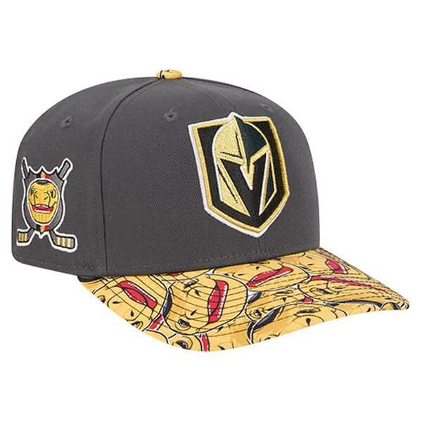 ニューエラ メンズ アクセサリー 帽子 Mens New Era Grey Vegas Golden Knights Mascot Visor 9SEVENTY Adjustable Hat Gray グレー 9,786円