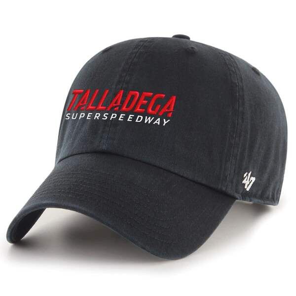 フォーティーセブン メンズ アクセサリー 帽子 トール Mens 47 Black Talladega Superspeedway Clean Up Adjustable Hat Black ブラック
