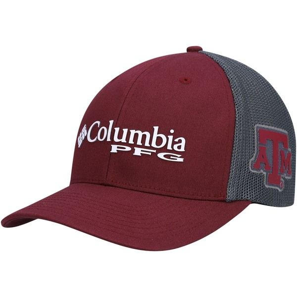 コロンビア メンズ アクセサリー 帽子 Mens Columbia Maroon Texas AM Aggies PFG Snapback Adjustable Hat Maroon マルーン