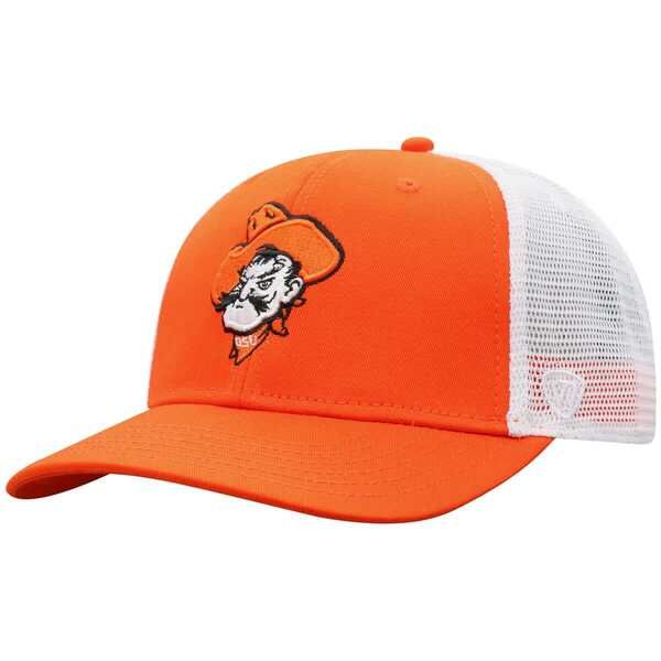 トップオブザワールド メンズ アクセサリー 帽子 Mens Top of the World Orange Oklahoma State Cowboys Trucker Adjustable Hat Orange オレンジ