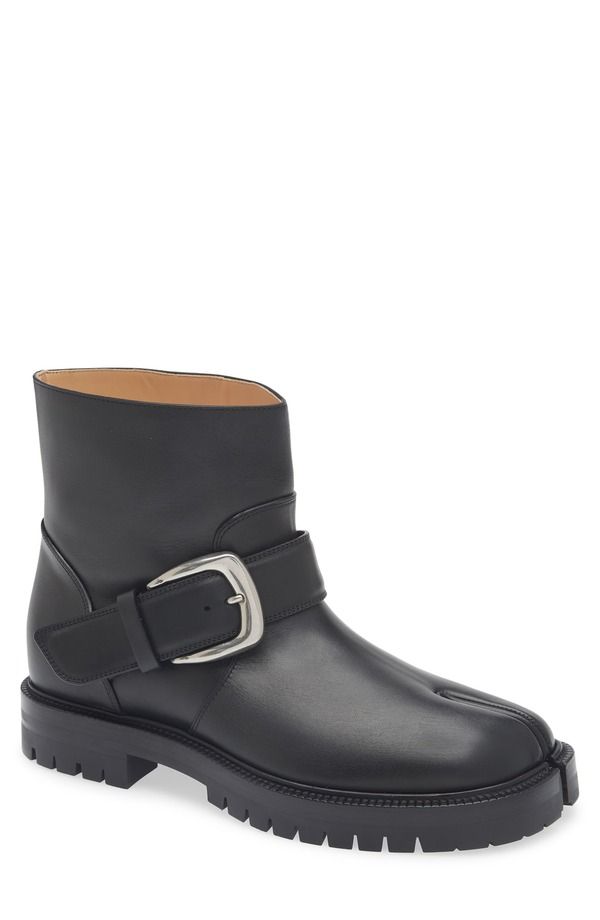 マルタンマルジェラ メンズ シューズ ブーツ・レインブーツ アンクル Maison Margiela Tabi Country Buckle Ankle Boot Black ブラック